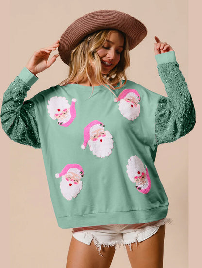 Women Christmas Santa shirt
