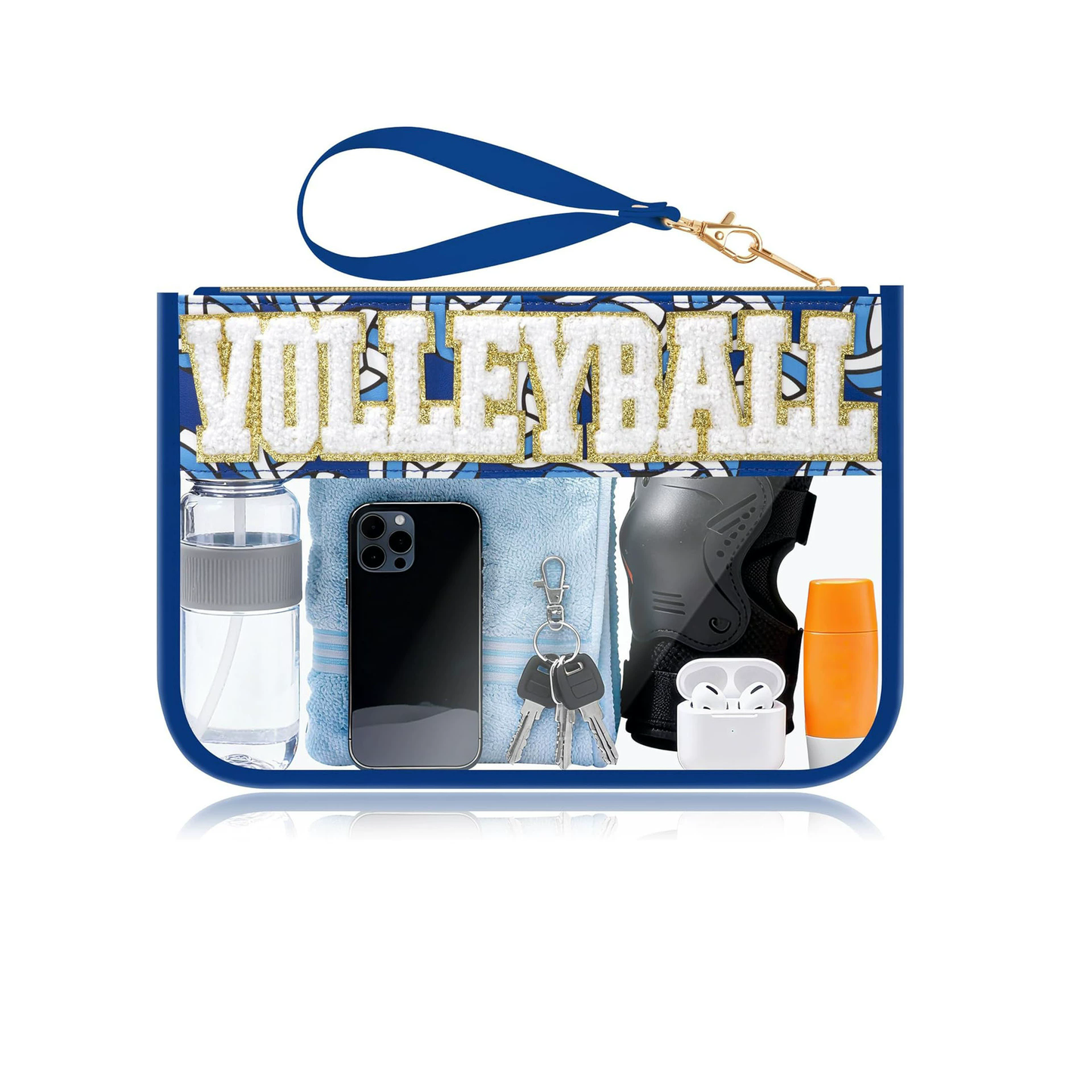 Baseball Clear Utility Letter Bags