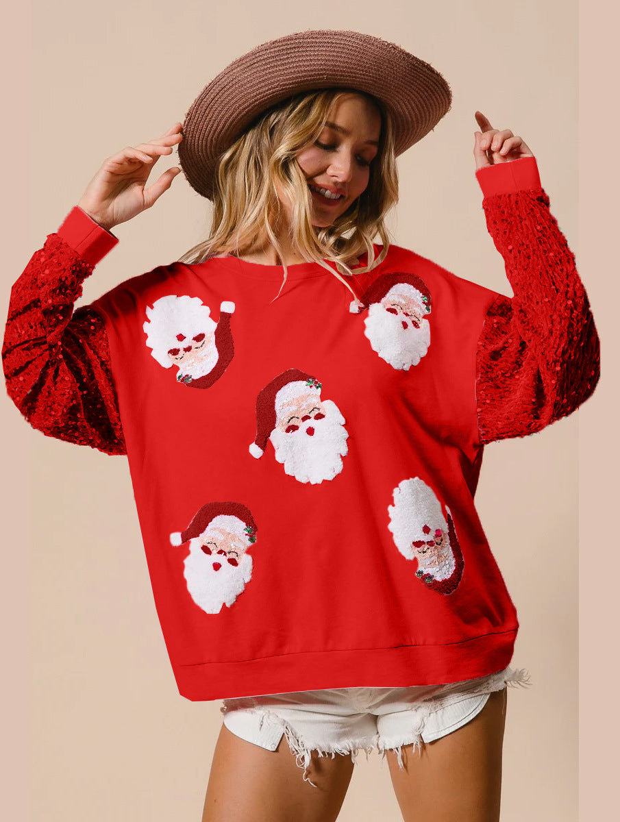 Women Christmas Santa shirt