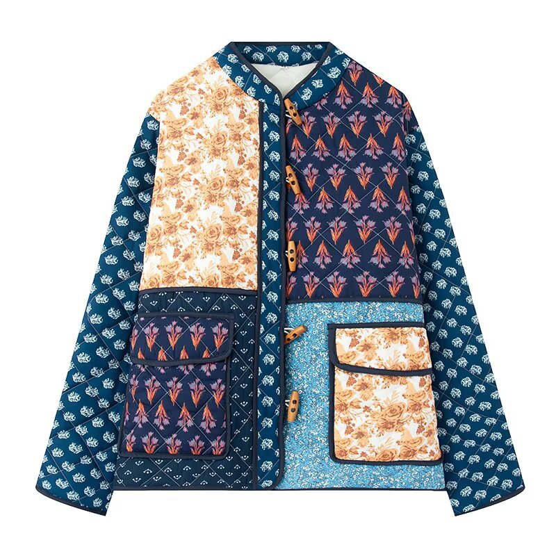 Women Floral Jackets Coat