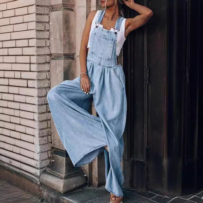 Women's Wide - Leg Jeans Overall