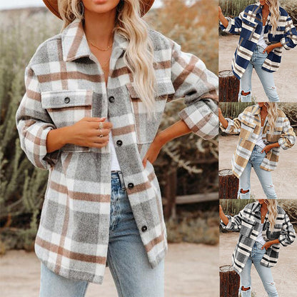Women's Plaid Shacket