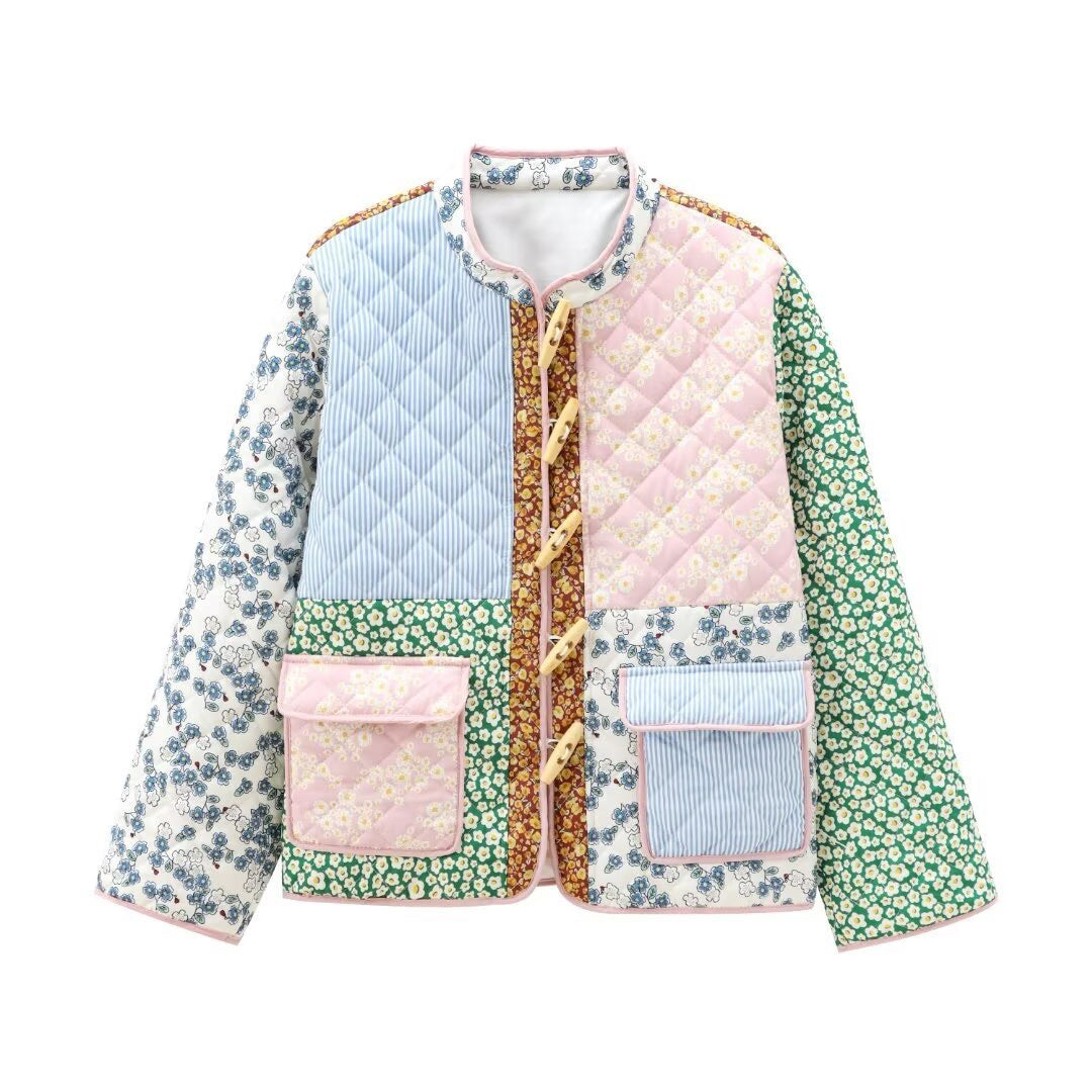 Women Floral Jackets Coat
