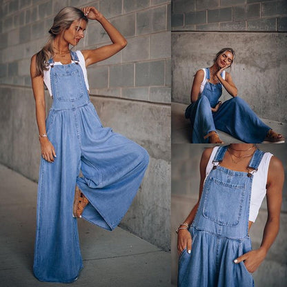 Women's Wide - Leg Jeans Overall
