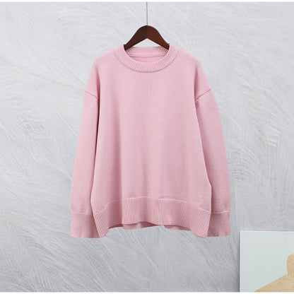 Round Neck Knitted Sweater