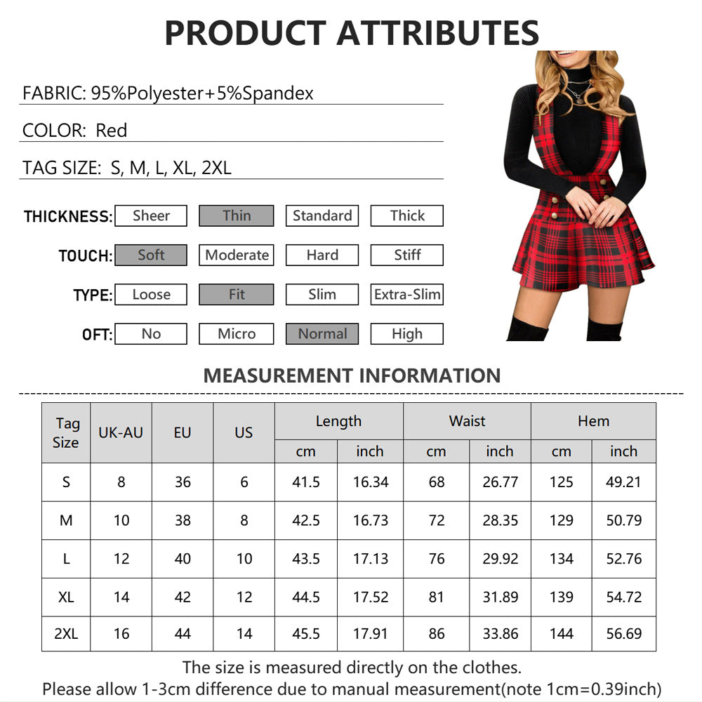 Plaid Tweed Dress
