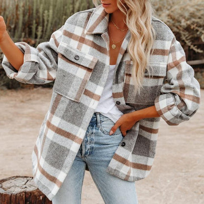 Women's Plaid Shacket