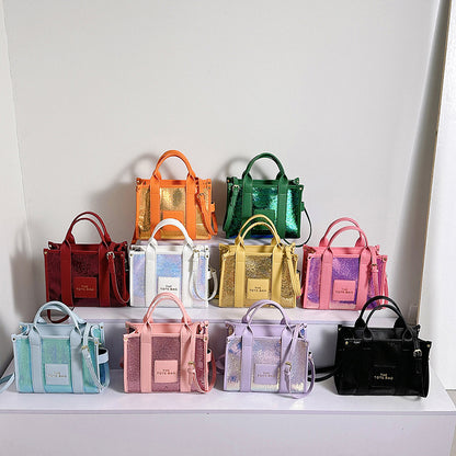 Sparkly Glitter Tote bags Crossbody Bag
