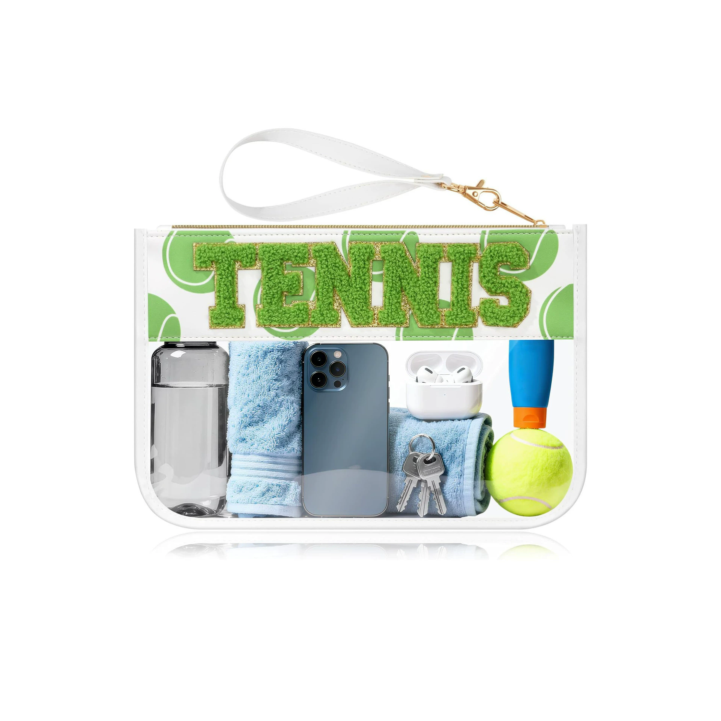 Baseball Clear Utility Letter Bags