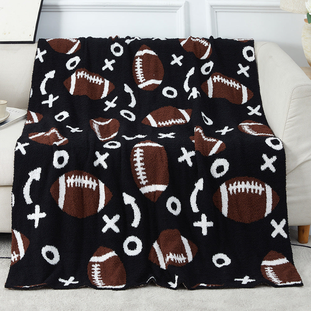 Game Day Football Baseball Blankets