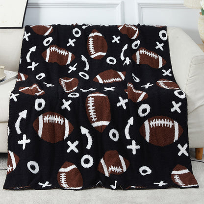 Game Day Football Baseball Blankets
