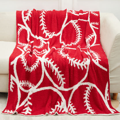 Game Day Football Baseball Blankets