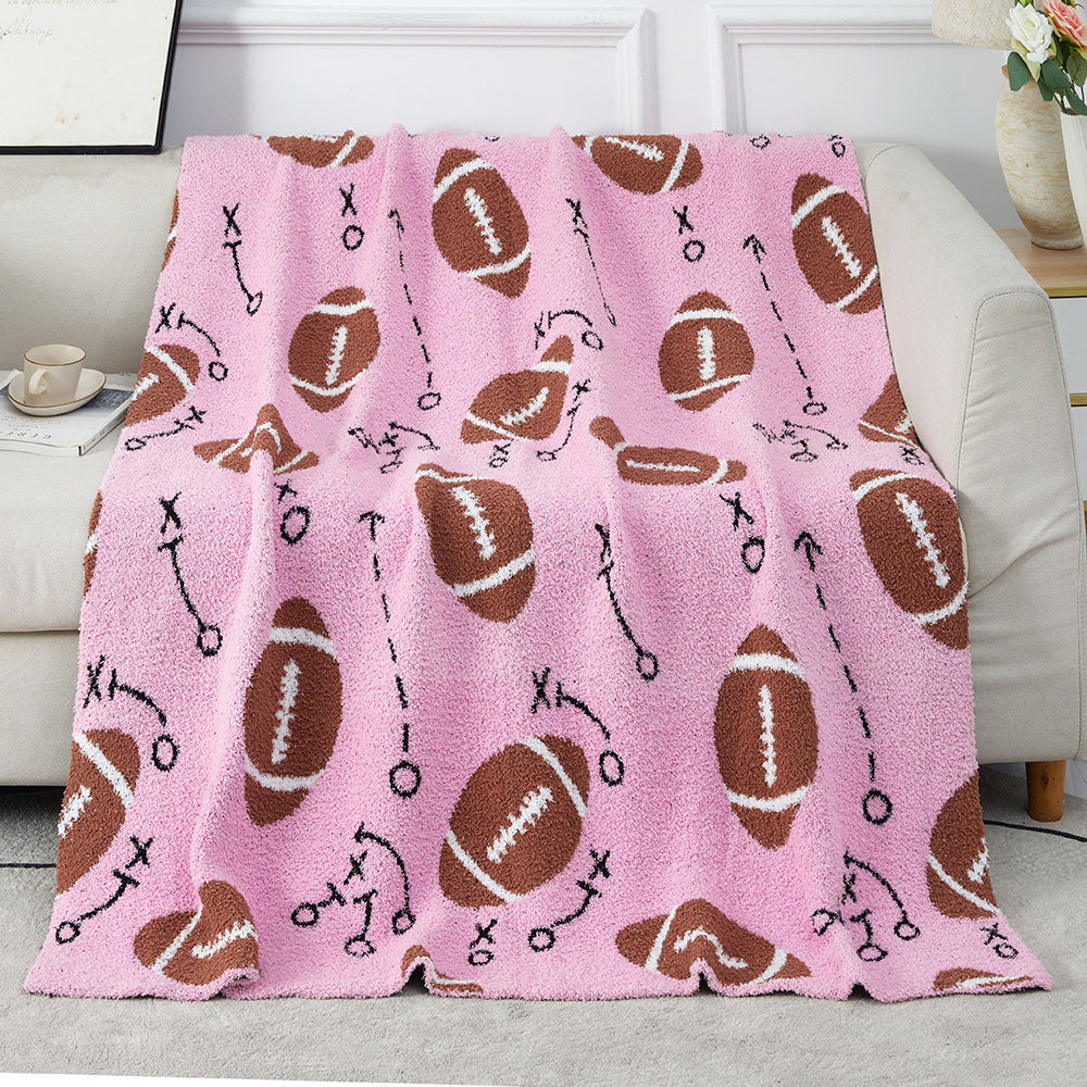 Game Day Football Baseball Blankets