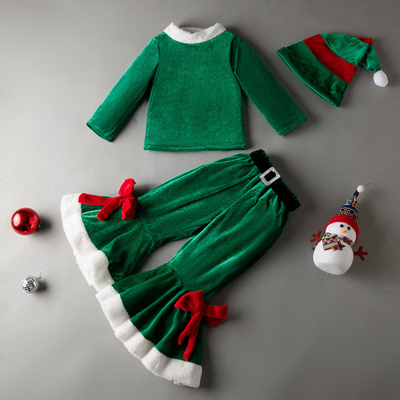 Cute Kids Christmas Outfit Set