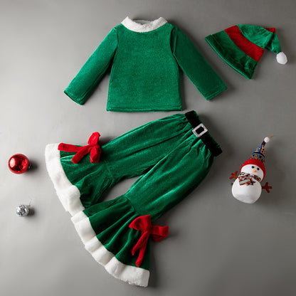 Cute Kids Christmas Outfit Set