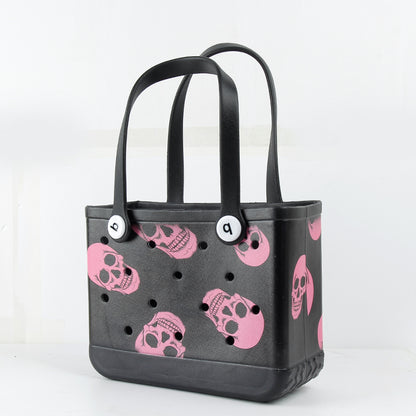 Muticolor Beach Bogg Bags