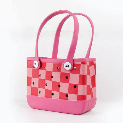 Muticolor Beach Bogg Bags