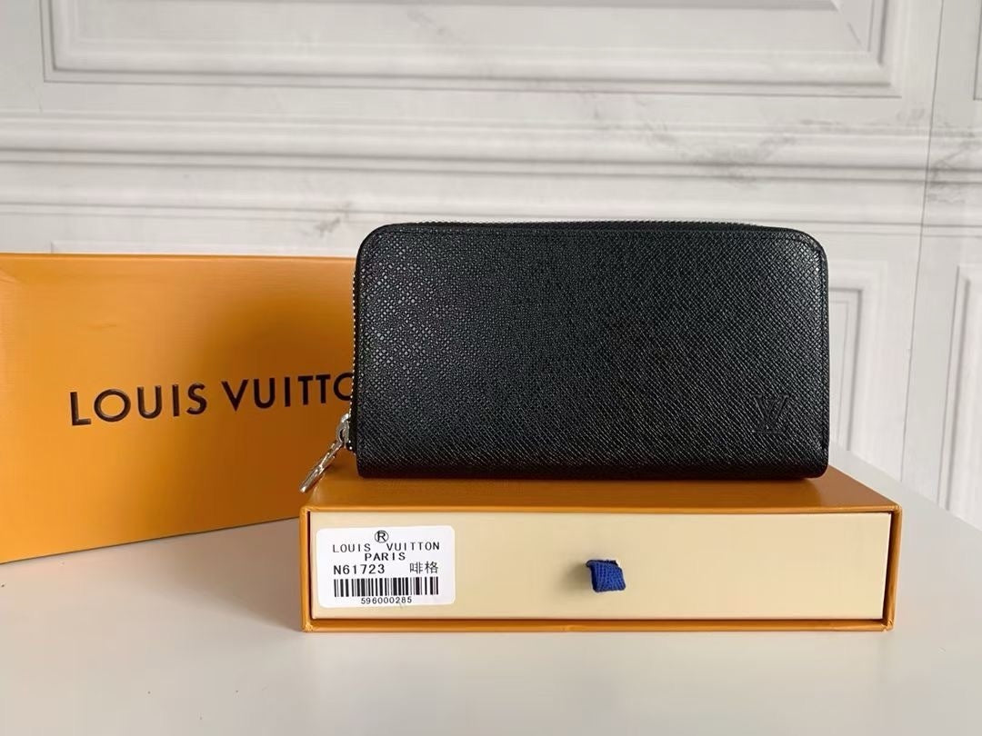High Quality Double Zipper Wallet with Box-Free Shipping