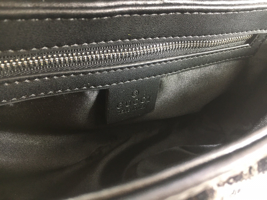 Marmont Flap glitter crossbody bag
