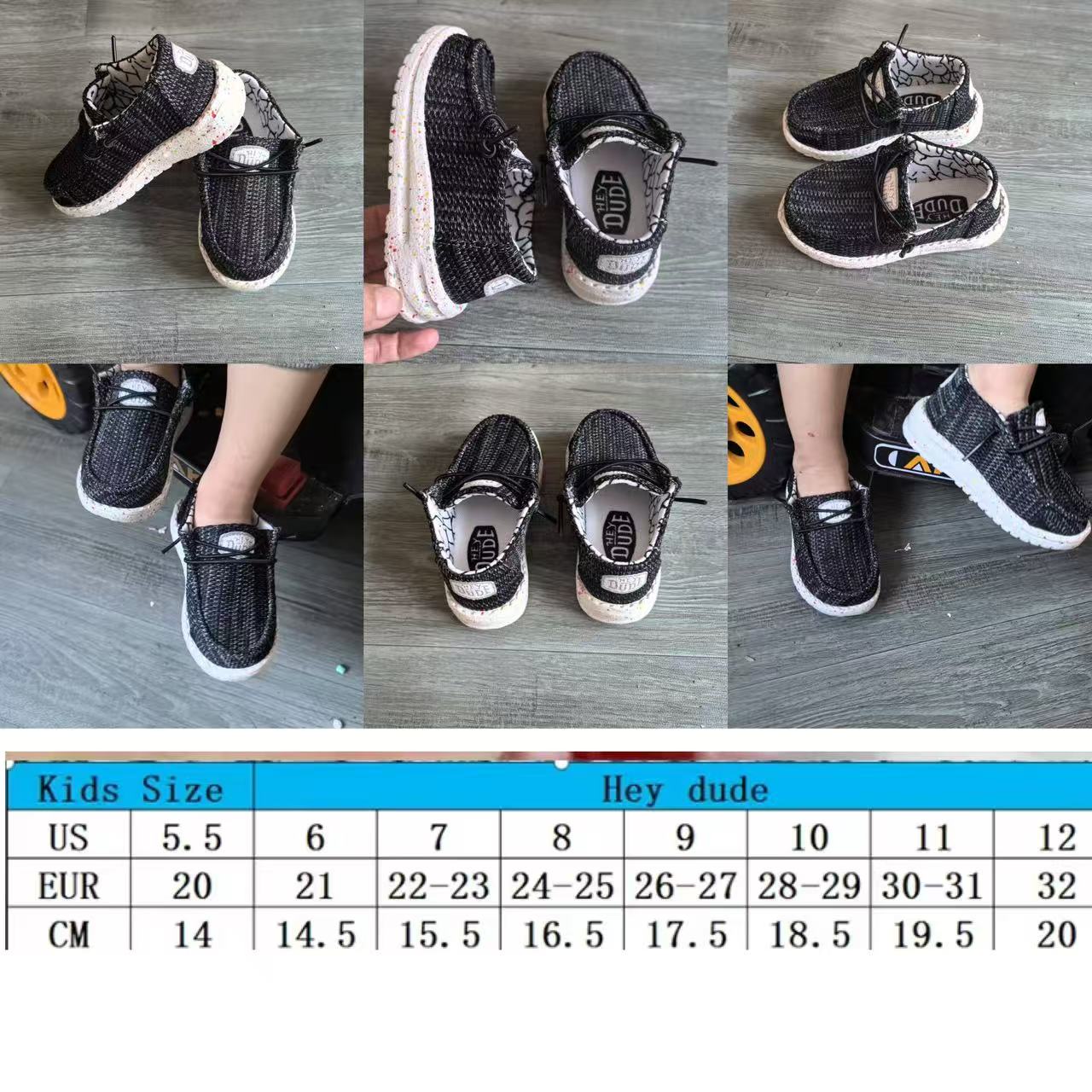 Kids Camo checkered cute dude shoes