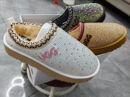 Platform Sparkle Cozy Slip On