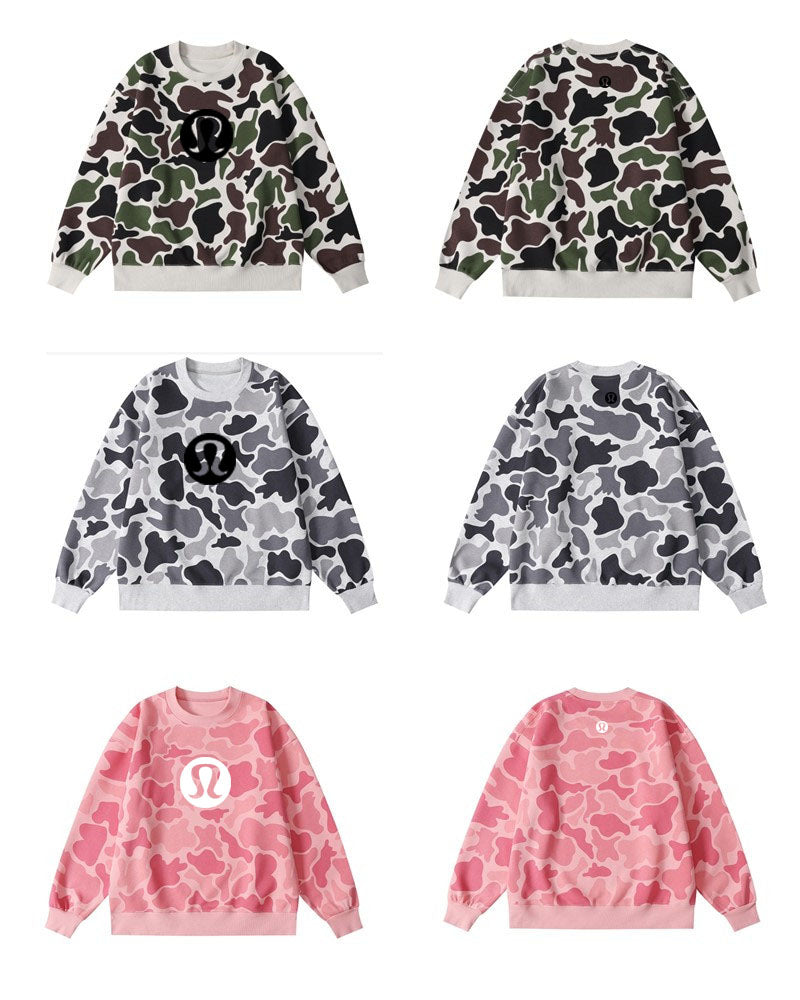 Cotton Camo Sweatshirt Hoodie