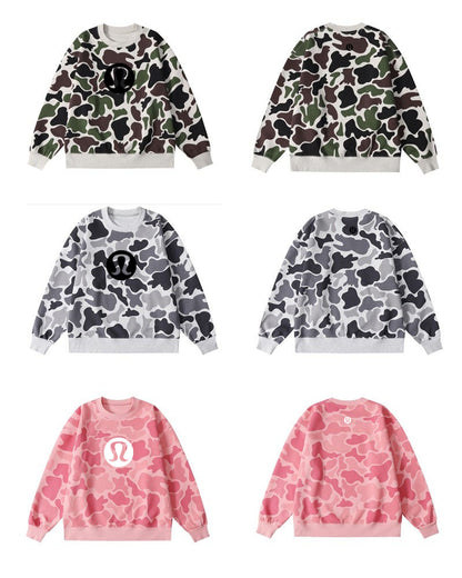 Cotton Camo Sweatshirt Hoodie