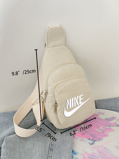 Nike Embroidered Corduroy Sling Bag