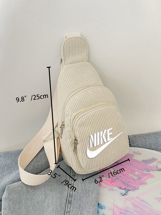 Nike Embroidered Corduroy Sling Bag