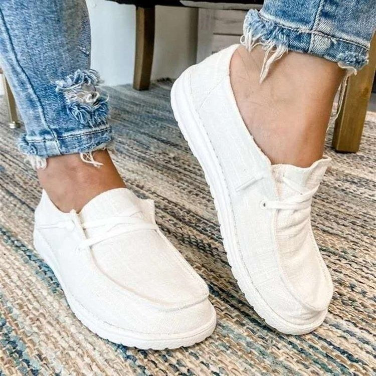 Lace-up Front Canvas Shoes