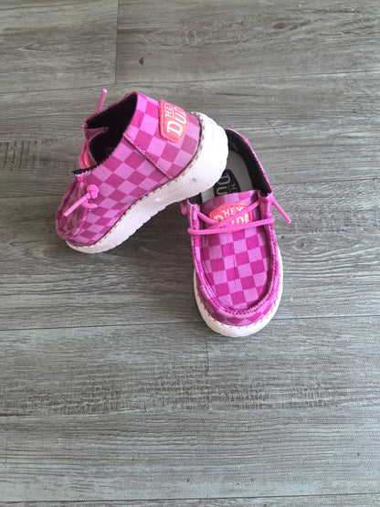 Kids Camo checkered cute dude shoes