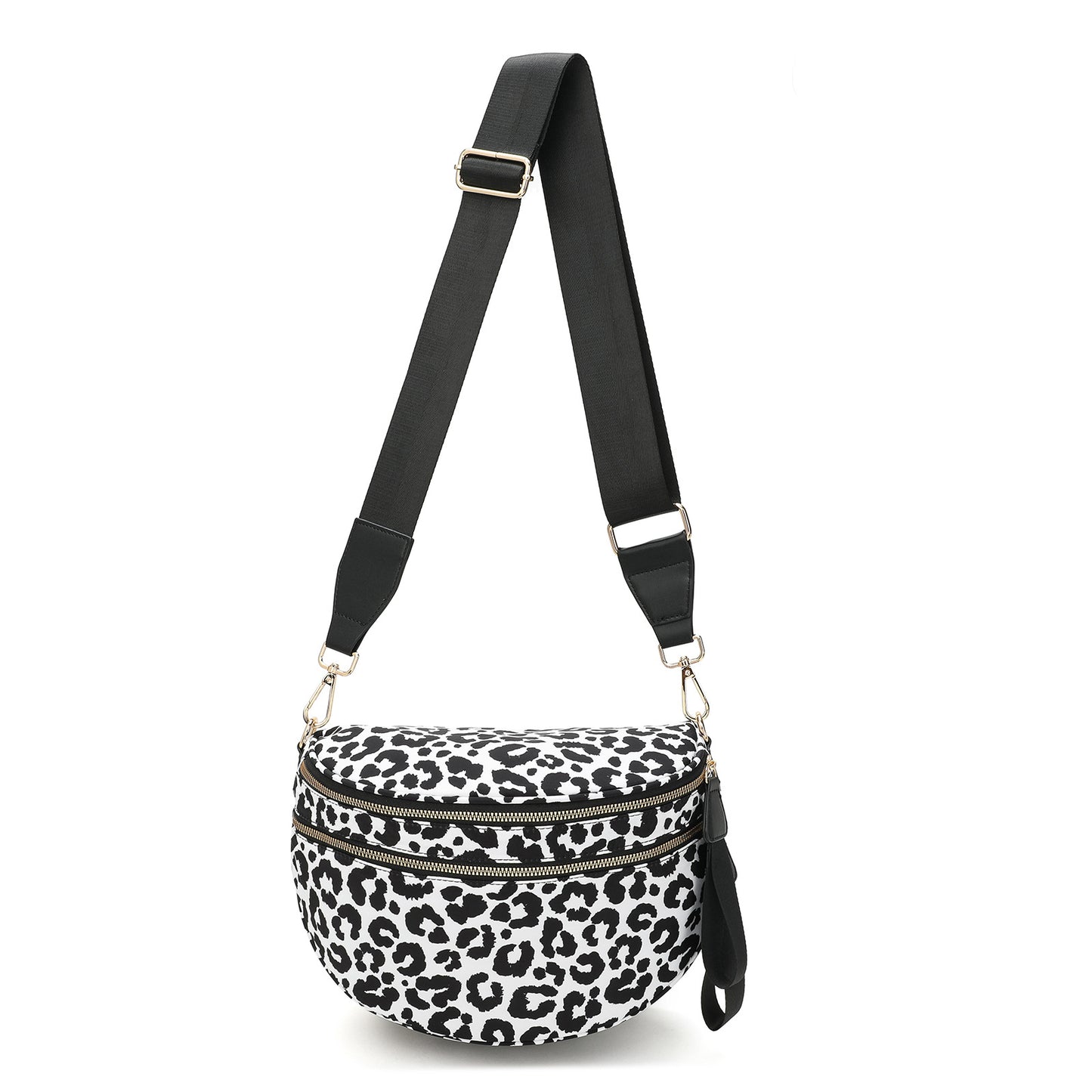 Checkered Nylon Bum Bag