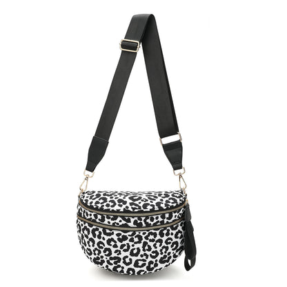 Checkered Nylon Bum Bag