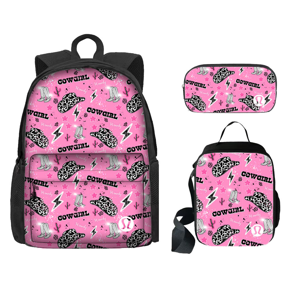 Custom Print Western Backpack Set