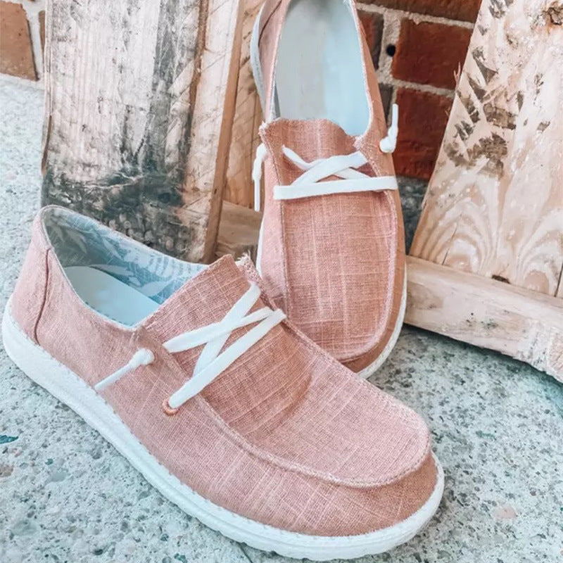Lace-up Front Canvas Shoes