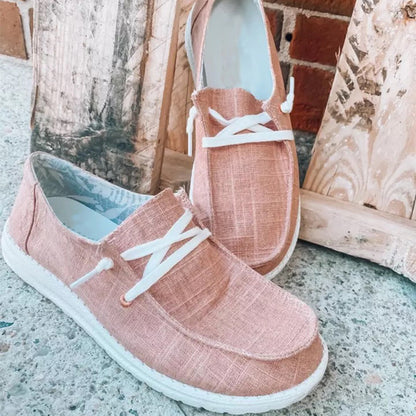 Lace-up Front Canvas Shoes
