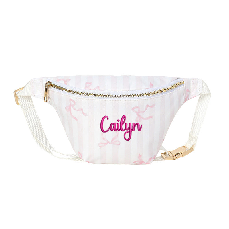 Kids Custom Name Embroidered Bag