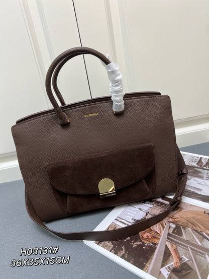 Blossom Hammered Leather Handbag and Shoulder Strap