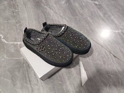 Platform Sparkle Cozy Slip On