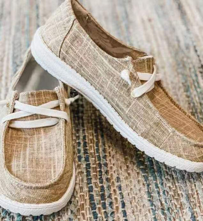 Lace-up Front Canvas Shoes