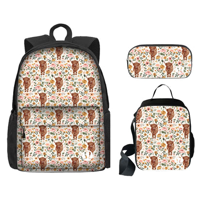 Custom Print Western Backpack Set