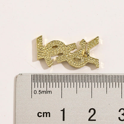 Rhinestone YSL Inspired Earrings