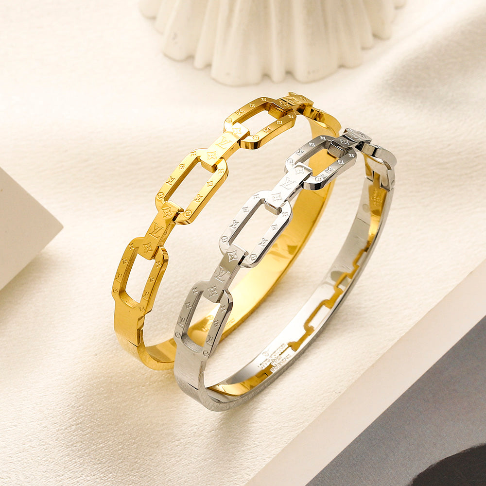 Chain Style Wrist Cuff Bangle