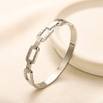 Chain Style Wrist Cuff Bangle