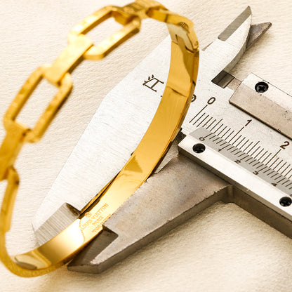 Chain Style Wrist Cuff Bangle